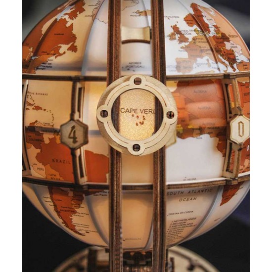 Alarm clock in the form of a motorcycle for a nostalgic style, Clock as decor, old-fashioned atmosphere in the house