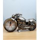 Alarm clock in the form of a motorcycle for a nostalgic style, Clock as decor, old-fashioned atmosphere in the house