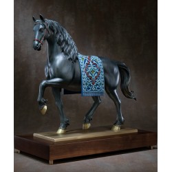 Desktop Andalusian horse horse ornament for home, living room porch, Copper master