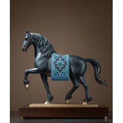 Desktop Andalusian horse horse ornament for home, living room porch, Copper master