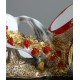 American style handcraft happy horse carriage wine rack decoration, home decoration american crafts