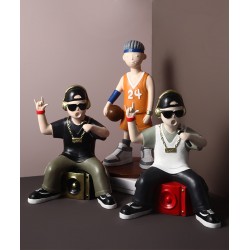 Creative decoration rap and basketball player for boys