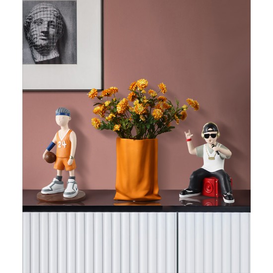 Creative decoration rap and basketball player for boys