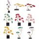 Handmade desktop wealth income symbol decor for home, Citrine fortune tree ornament entrance wine, decoration hand crafts 