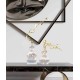 Everyday desktop decor for the living room, light luxury transparent gourd ornaments, porch decoration