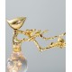Everyday desktop decor for the living room, light luxury transparent gourd ornaments, porch decoration