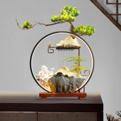 Water fountain decoration for living room and office desk