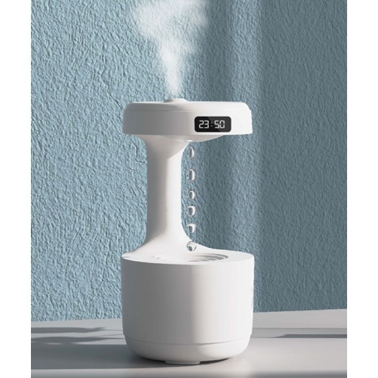 Air humidifier, ultrasonic air purifier, levitating water drops, perfume aromatherapy