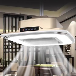 Smoke absorbing chandelier air purifier, especially effective protection against cigarette smoke and odor prevention air purifier