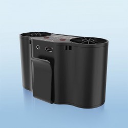Waist electric fan portable small outdoor work cooler belt cooler for construction site workers