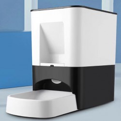 Large capacity automatic pet feeder feeding machine, dog cat feeder, refillable adjustable feeder
