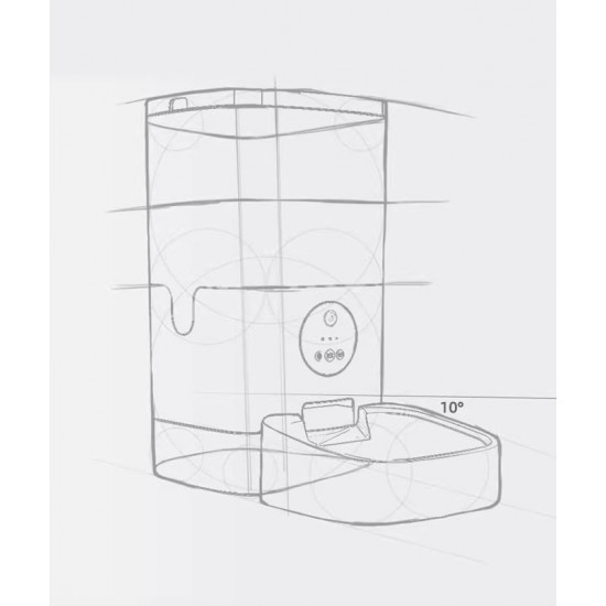 Automatic pet cat feeder, timing, adjustable smart feeder, pet food bowl, drinking water all in one machine