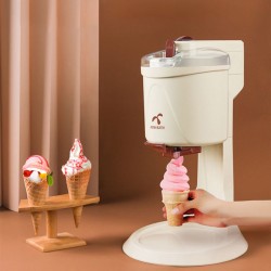Ice cream machine, small automatic household machine for home, time saving ice cream machine