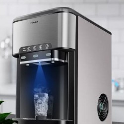 Multi-function water dispenser, hot water ice cube ice water integrated ice machine, convenient water dispenser for home, office