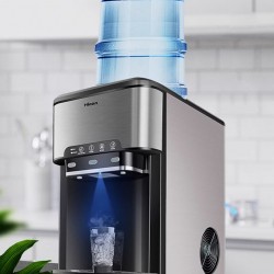 Multi-function water dispenser, hot water ice cube ice water integrated ice machine, convenient water dispenser for home, office