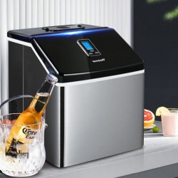 Ice machine, unique small square ice machine for cafes, cube ice machine for household and dormitory