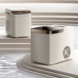 Ice machine, small mini household, for dormitory smart automatic ice maker, travel ice machine that makes it quick and easy