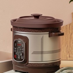 Effortless soup mastery, electric automatic soup pot with a large capacity for flavorful cooking