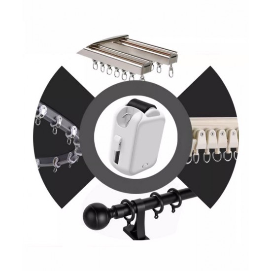 Electric curtain assistant, a smart, detachable, mobile phone remote control robot assistant companion