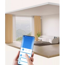 Smart curtain, electric curtain, new generation curtain that opens and closes automatically