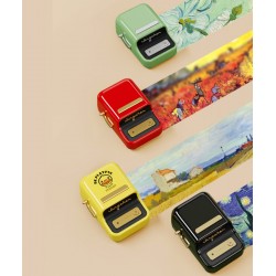Portable office label printer, smart label printer, opportunity mobile phone connection, QR code sticker sticky note, smart office label printer