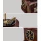 Retro phonograph, antique decoration for living room, vinyl record player, old fashioned creative design record music player