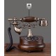 European style retro old-fashioned rotary phone, American antique home landline creative phone