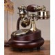 European style retro old-fashioned rotary phone, American antique home landline creative phone