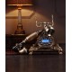 Classic elegance, antique European old fashioned telephone, creative wired landline phone for retro home fashion