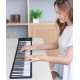 Portable multi-function folding piano for adults and children, Hand Piano 88 Keys Professional Soft Keyboard Electronic Piano for Beginners