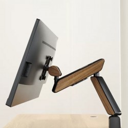 Thick desktop elevation bracket, rotating lifted gaming monitor bracket, elevation bracket for gamers