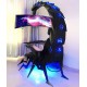 Scorpion design computer integrated gaming table and chair, comfortable computer accessory for home, office