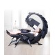 Scorpion design computer integrated gaming table and chair, comfortable computer accessory for home, office