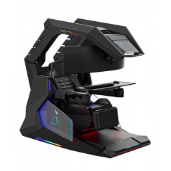 Gaming room computer cockpit, one-piece gaming chair, cockpit for e-sports room