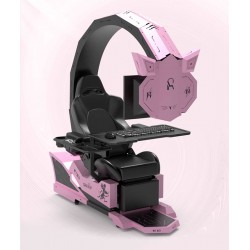 Modern computer cockpit, gaming chair, all in one office chair, multifunctional cockpit