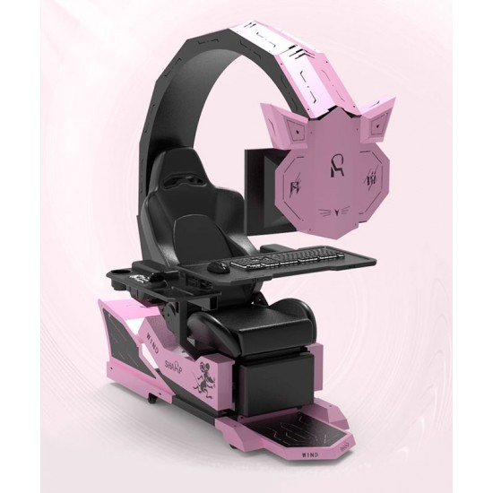 Modern computer cockpit, gaming chair, all in one office chair, multifunctional cockpit