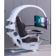 Computer chair, computer cockpit, integrated gaming table, computer cockpit for office, gamer room