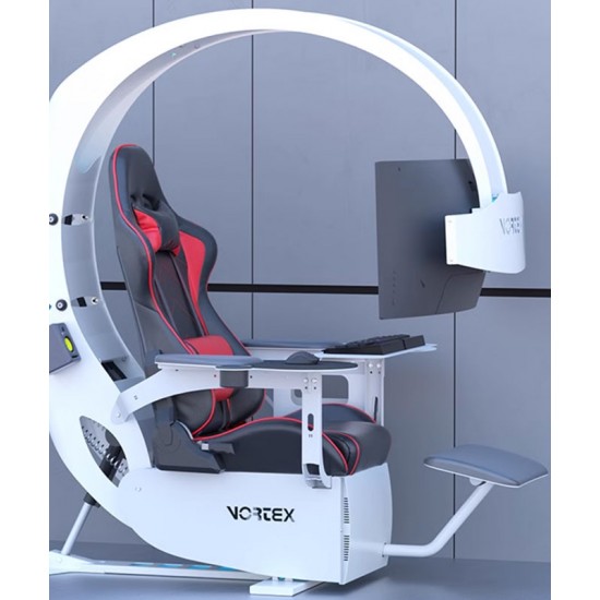Computer chair, computer cockpit, integrated gaming table, computer cockpit for office, gamer room
