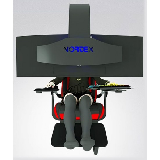 Computer chair, computer cockpit, integrated gaming table, computer cockpit for office, gamer room