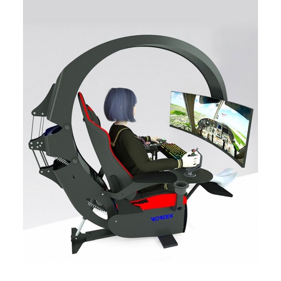 Computer chair, computer cockpit, integrated gaming table, computer cockpit for office, gamer room