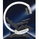 Computer cockpit, integrated table and chair, ideal computer chair, gamer chair
