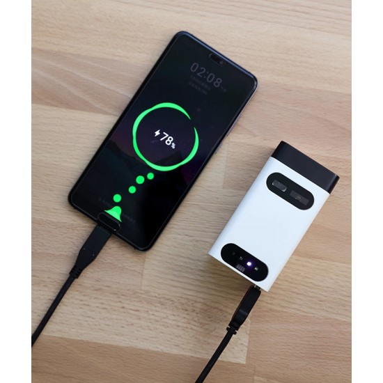 Wireless laser keyboard for phone and computer, keyboard and power bank in one, portable convenient electronic keyboard