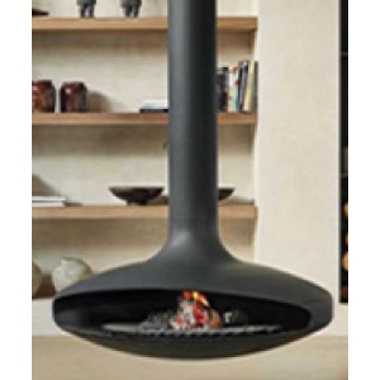 Suspended spray 3d fireplace humidifier with imitation of fire, wood-burning fireplace for home and garden