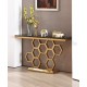 Light luxury narrow porch table, porch entrance table, creative table for hallway