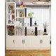 Multi-functional solid wood partition cabinet with large capacity separation cabinet hallway living room