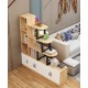 Multi-functional solid wood partition cabinet with large capacity separation cabinet hallway living room