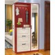 Modern multifunctional shoe cabinet with hanger practical shoe cabinet