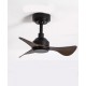 American industrial small ceiling fan lamp, home fan lamp for restaurant living room