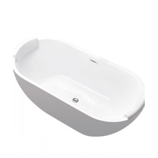 European style acrylic bathtub, thin edged trouble free bathtub for adults, independent insulation, modern standard bathtub