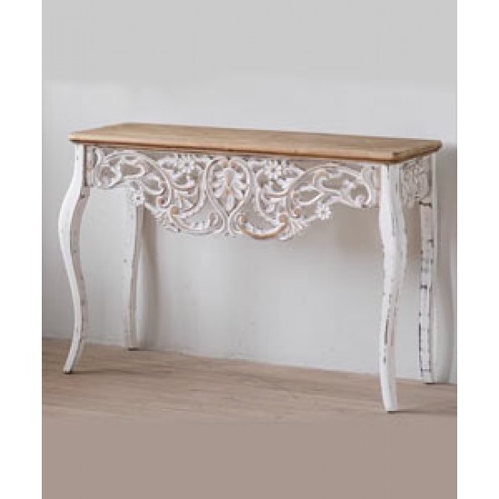 Luxury porch table, hallway table against the wall, slim French style porch table for living room